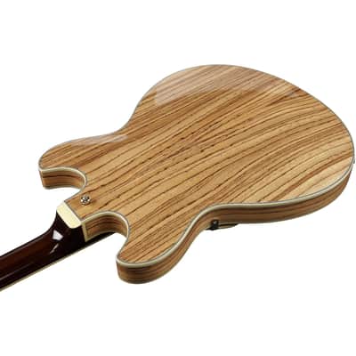 Ibanez Artcore Expressionist AS93ZW-NT 6-String Semi-Hollow Electric Guitar with Macassar Ebony Fretboard, Right-Handed, Natural image 7
