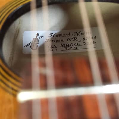 Howard Morris A4 Oval Hole Mandolin w/Gig Bag image 5