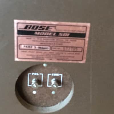 BOSE 501  Direct/Reflecting loudspeaker system image 9