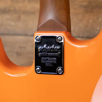Schecter Nick Johnston Traditional HSS Electric Guitar - Atomic Orange image 8