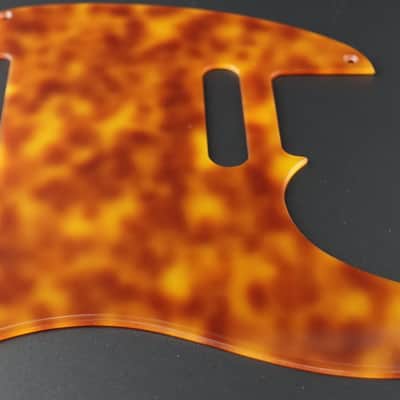 [Made to order] Pickguard Telecaster 5 Holes "Vintage" - Caramel Tortoise image 1