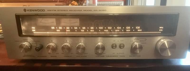 Kenwood 3090 late 70s silver face Vintage Receiver image 1