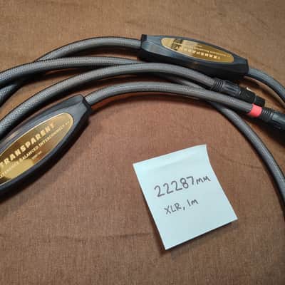 Transparent Audio Reference Balanced XLR Interconnects - 1M Pair - Serial #22287MM image 1