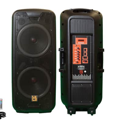 MR DJ LETS PARTY+ Dual 12" 4000W Battery Powered Bluetooth Speaker Microphone Party Speaker imagen 7