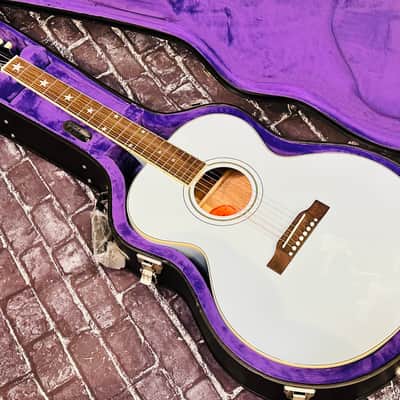 Epiphone J-180 LS Jumbo Ac/El Inspired by Gibson Frost Blue w/Case Auth Dlr #922 image 8
