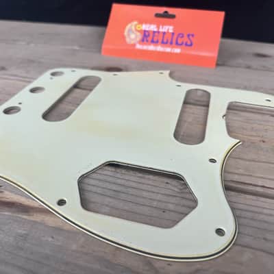 Real Life Relics Fender® Aged Mint Green 62 Jaguar® Pickguard 0054489000.   [PGAH2] image 3