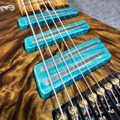 Barlow Guitars Vulture 2020 Phoebe / Flame Maple / Zebrawood image 8