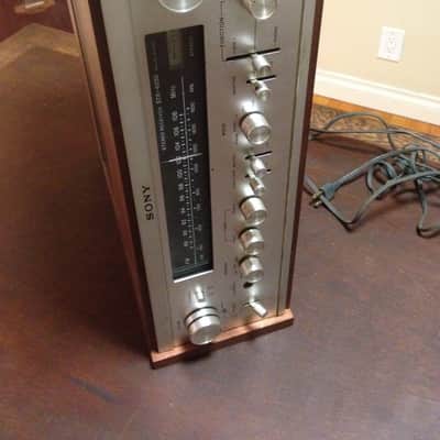 Sony STR-6050 Stereo Amp Receiver PHONO Wood Case + Lit Silver Panel EUC image 12