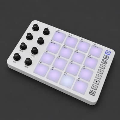 Immagine M-VAVE SMC-PAD Wireless MIDI Controller – 16 RGB Pads, 8 Knobs, USB-C & Bluetooth Drum Pad - 2