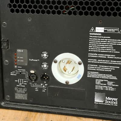 Meyer Sound CQ-2 Narrow Coverage Main Loudspeaker (PAIR) CG014PS *ASK FOR SHIPPING* image 9
