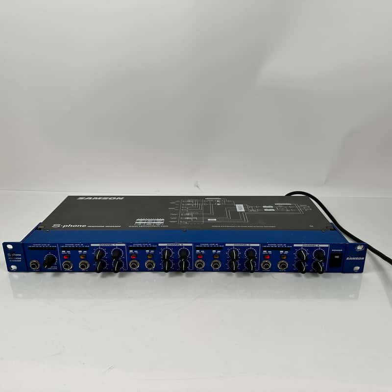 Samson S-Phone 4 Channel Headphone Mixer Amplifier image 1