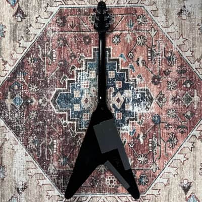2021 Gibson Custom Shop Kirk Hammet 1979 Flying V Black Murphy Labs Electric Guitar W/ Original Hardshell Case & Candy! image 6