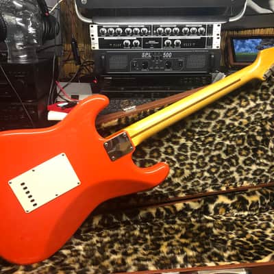 Squier Stratocaster JV series 1983 1983 Fiesta red image 13