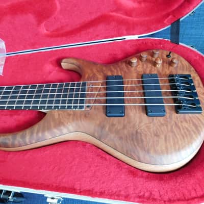 2021 MTD USA Custom Shop 535-24 5 String Electric Bass Flamed Redwood Brand New Authorized Dealer ! image 10