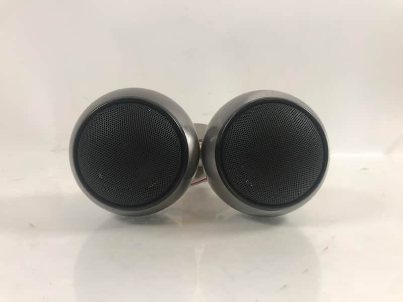 Anthony Gallo Acoustics Nucleus Micro Speakers Brushed Chrome Pair image 1