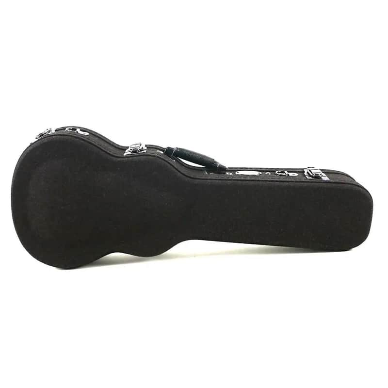 Vosta Black Archtop Wood Tenor Ukulele Hardshell Case image 1