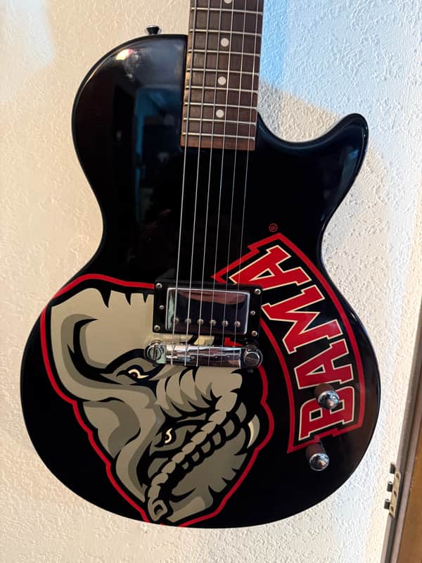 Epiphone University OF Alabama Lp jr