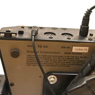 Roland TD-6V Electronic Drum Kit Module w/Frame + Cables (NO DRUM PADS) CG01US3 image 19