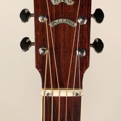 Stunning 1930's Wm. L. Lange Paramount Model "N" Archtop Guitar with Original Case image 9