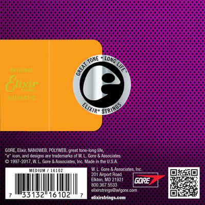 16077 Nanoweb 12/56 Light Medium Elixir image 3