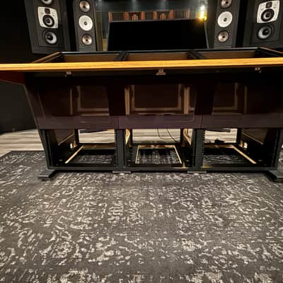 Sterling Modular Plan B Mixing / Mastering Desk Black / Oak Trim image 2