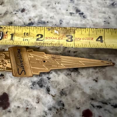 Silvertone Lap Steel Logo Emblem Badge 50s-60s image 6