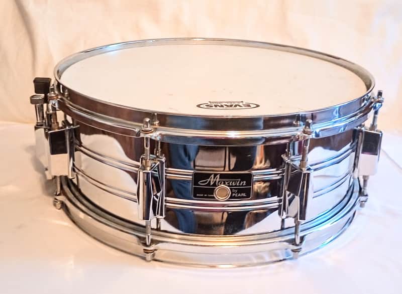 MAXWIN by PEARL VINTAGE COS SNARE DRUM 8 LUGS - FREE SHIP TO C-USA! image 1