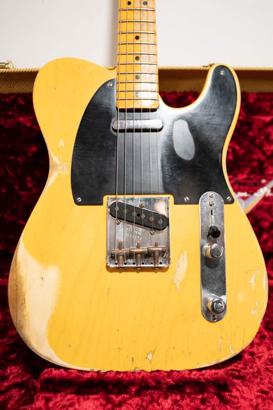 Fender Custom Shop Limited Edition 70th Anniversary Broadcaster Heavy Relic 2020 - Aged Nocaster Blonde image 1