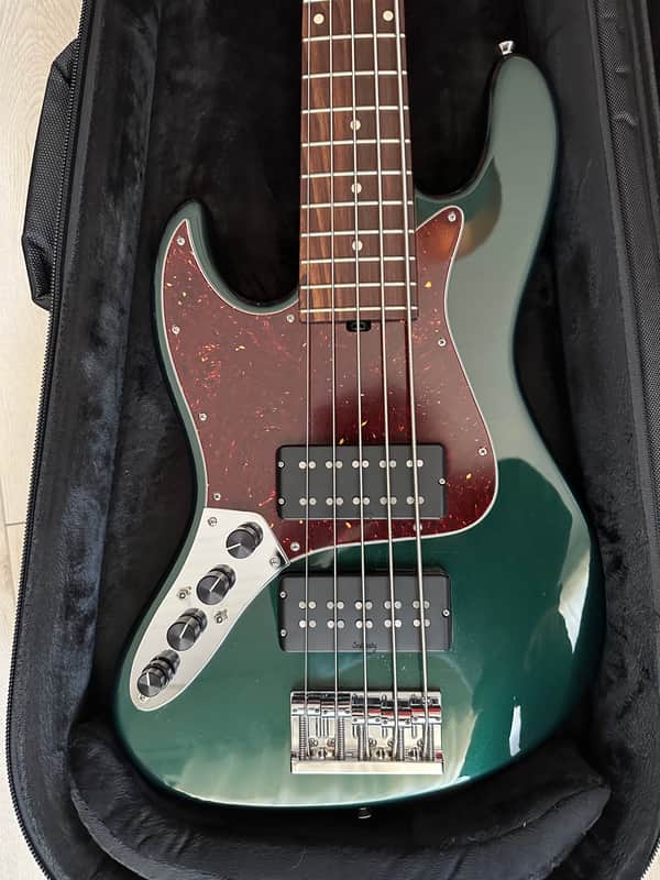 Sadowsky - NYC Vintage Style Super Precision Super Jazz Bass 2021 - Dark Green Metallic image 1