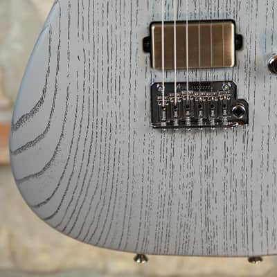 TOM ANDERSON Angel Player HH - Swamp Ash Body & Chocolate Maple Neck - Satin Organic Grain Super Sonic Gray image 4