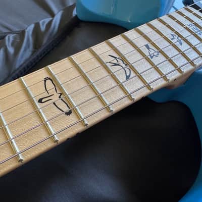 Paul Reed Smith PRS Fiore guitar in Larkspur blue finish. image 8