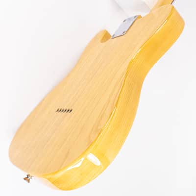 2012 MIJ Fender Telecaster Natural w/ 3-Saddle Bridge, Padded Gigbag image 6