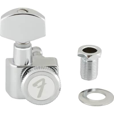 Fender Stratocaster/Telecaster Locking Tuning Machines, Short Post, Chrome, Set of 6 (099-0818-105) image 3