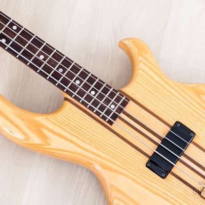 1981 Aria Pro II SB-700 Vintage Neck Through Bass Natural, Japan Matsumoku image 7