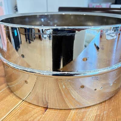 Ludwig 1970’s LM402 Supraphonic 6.5x14" 10-Lug Aluminum Snare Drum image 12