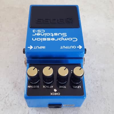 Boss CS-3 Compression Sustainer MIJ (Black Label) 1986 - Blue image 3