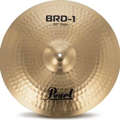 Pearl BRD-1 Cymbal Pack 14" Hi-Hats 16" Crash 20" Ride w/ Gig Bag – Brand New image 4