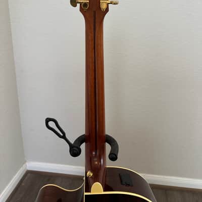 Yamaha  LJX6CA Natural wood jumbo electric acoustic guitar with Case image 10
