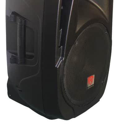 Pair of Rockville Package 12" 1400 Watts Passive DJ PA Speakers+(2) Stands+(2) Mics+Cables image 5