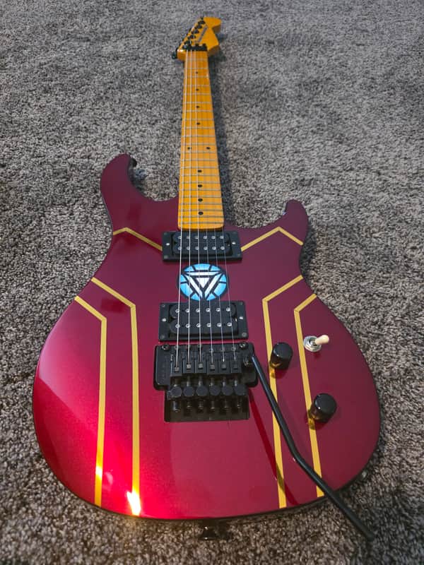 Modified Peavey Predator Plus EXP with Ibanez Quantums and Tremolo 2010s - Candy Apple Red