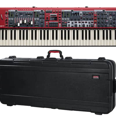 Nord Stage 4 Compact 73-Key Semi-Weighted Keyboard + Gator Cases TSA Case