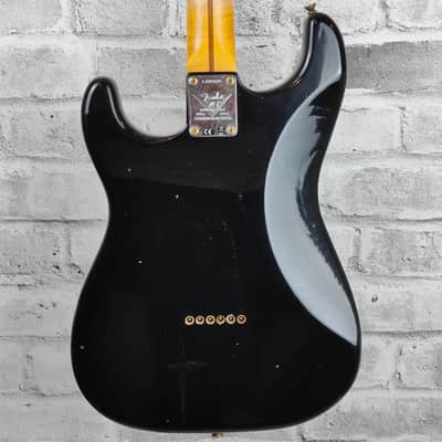 Fender Custom Shop Limited Edition '54 Stratocaster Hard Tail Journeyman, Aged Black image 6