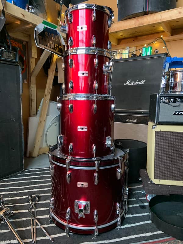Yamaha 8000 tour series 1984 drum kit image 1