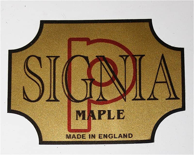 Premier Signia Drum Logo Badge Decal image 1