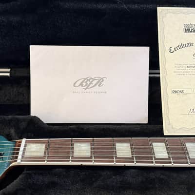 Ernie Ball Music Man BFR James Valentine – Pine Green – Signed – #21/63 – OHSC + COA image 15