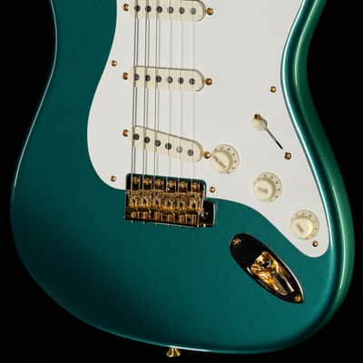 Fender Custom Shop LTD 1956 Stratocaster Gold Hardware NOS Sherwood Green Metallic (472) image 1