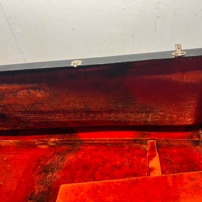 Fender stratocaster/ telecaster 70’S - Black / orange interior image 10