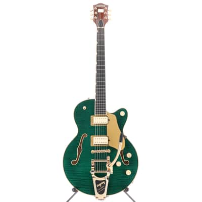 Gretsch Broadkaster Jr. LX Figured Center Block Bigsby, Tropic Aura, Premium Setup (H6)(13638) (13638) image 5