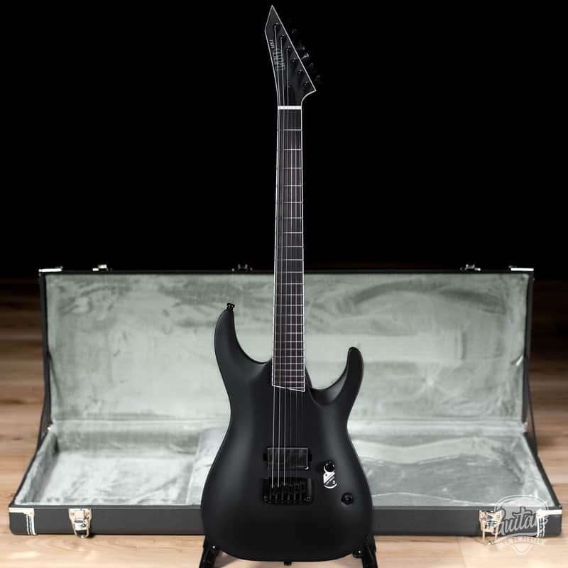 ESP LTD MT-I Mick Thomson Signature Slipknot Guitar – Black Satin image 1