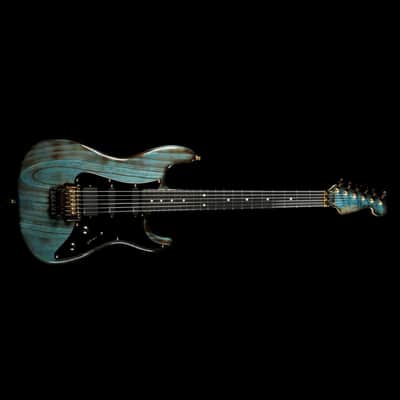 John McGuire Guitars Valley Pro Blue Burst image 2